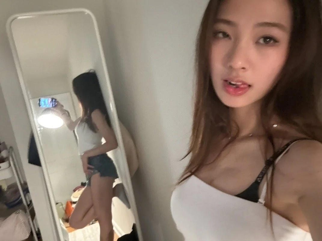 Super tight asian slut teasing horny men image 6