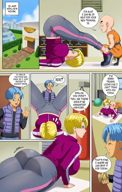 Dragon Ball super porn comics - Bulma & Androide 18 cover image