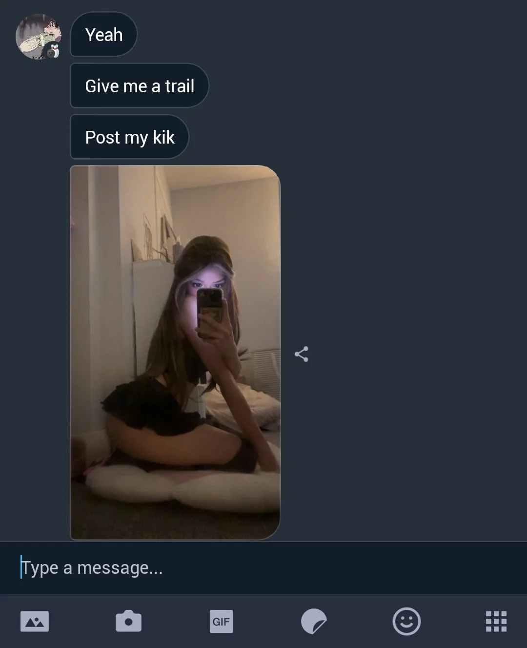 Kik her, she is available image 2