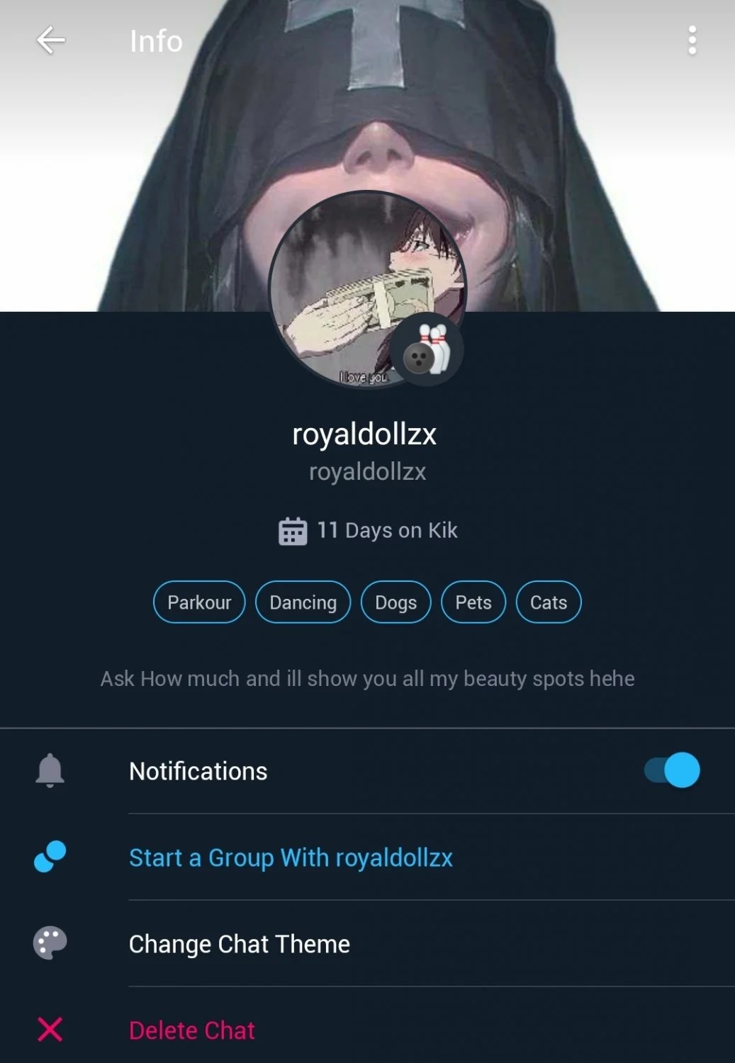 Kik her, she is available image 3