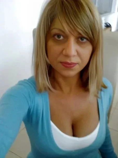 Ana Blond Busty Wife from Serbia image 1