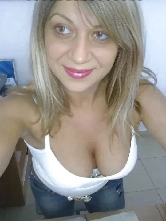 Ana Blond Busty Wife from Serbia image 2