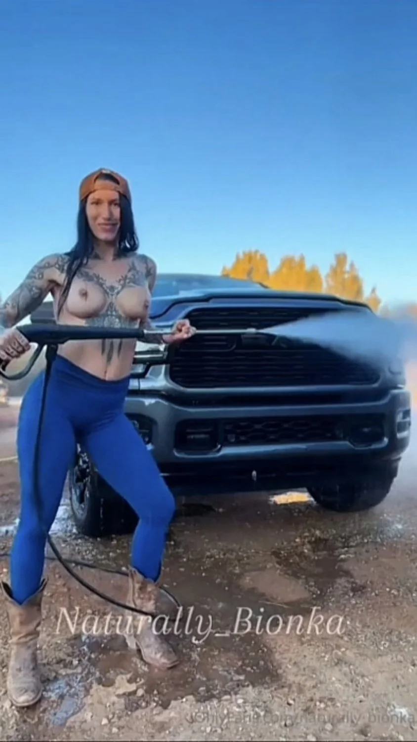 NaturallyBionka Country Girl Gets Nasty In Woods image 13