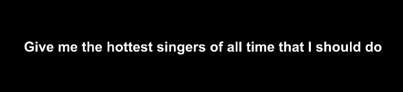 Singer requests main image