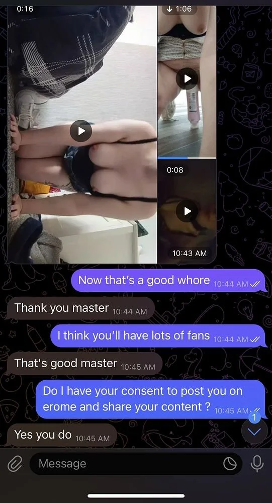 This whore was desperate to be trained image 2