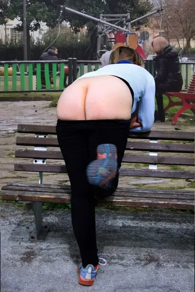 flashing ass in public gardens... cover image