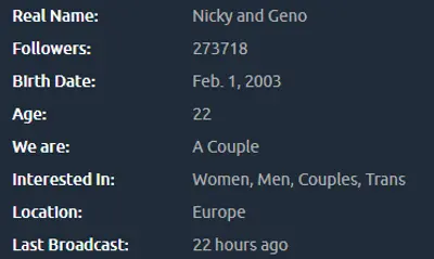 Nicky & Geno cover image