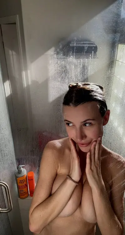 I'd let you lick every drop of water off my body while we shower cover image