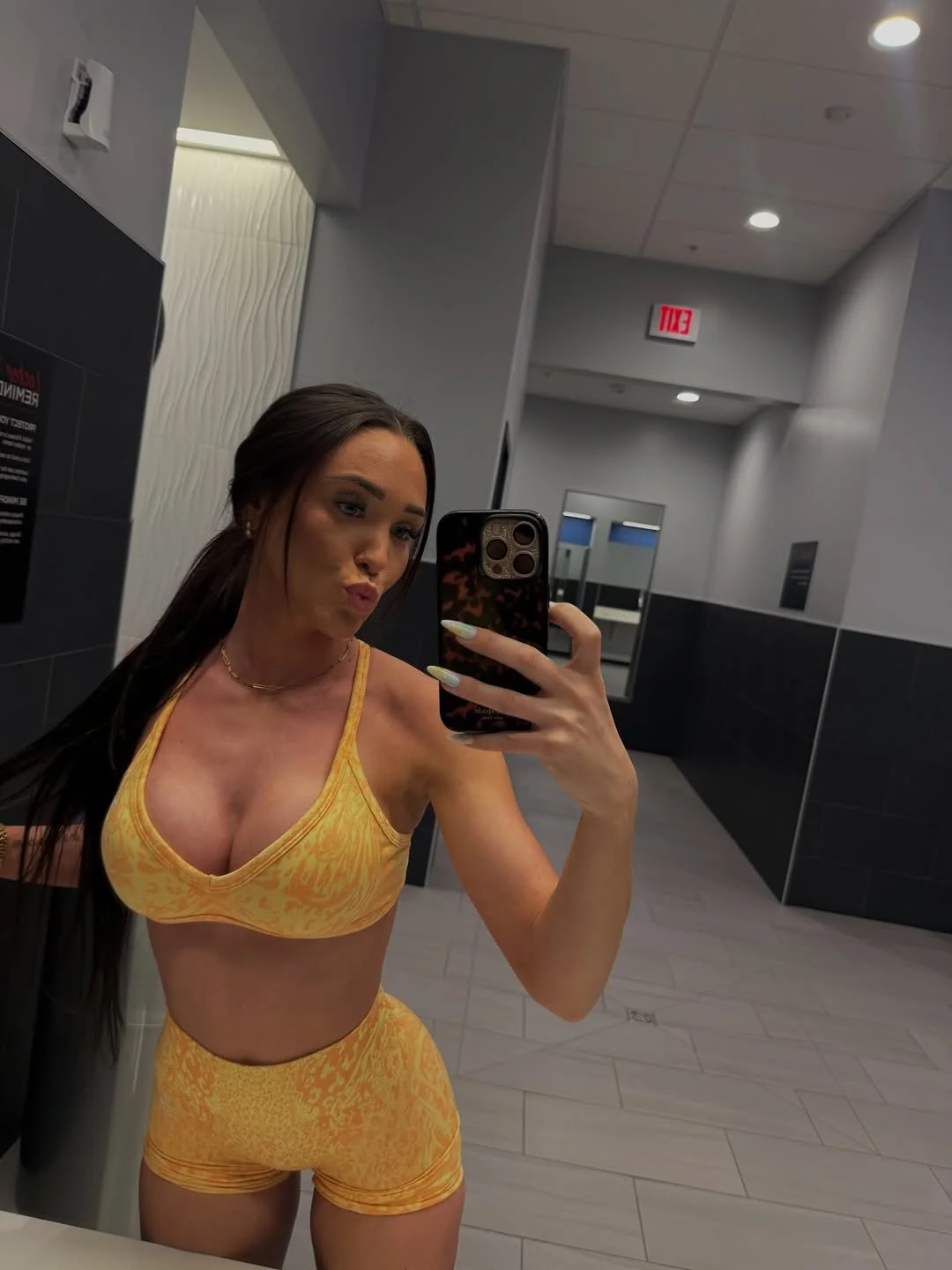 Sexy fitness model & bikini snowmobile racer image 32