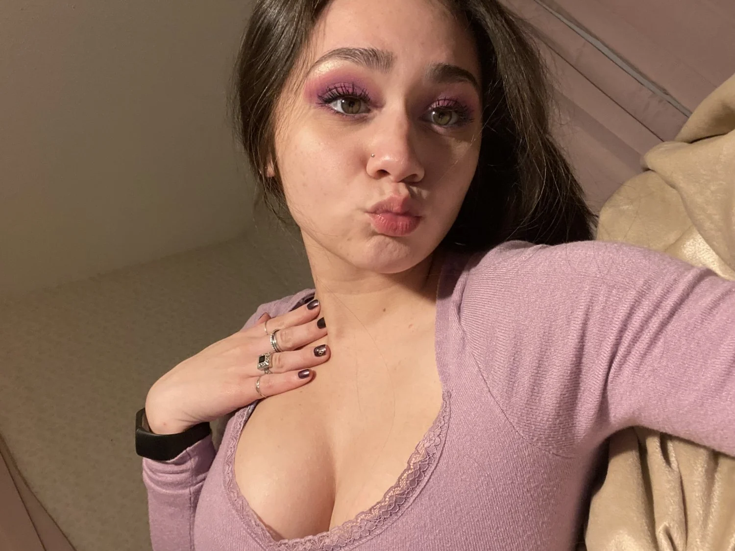 Cum All Over My Big Boobies & Face image 11