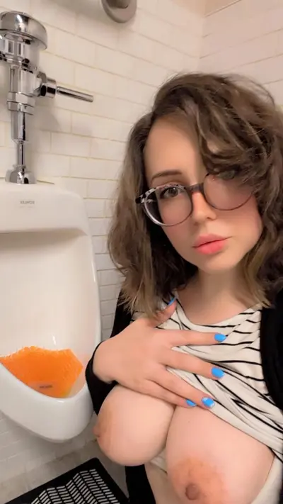 urinal licking toilet slut cover image
