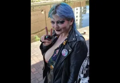 Busty Leicester lesbian needs cock cover image