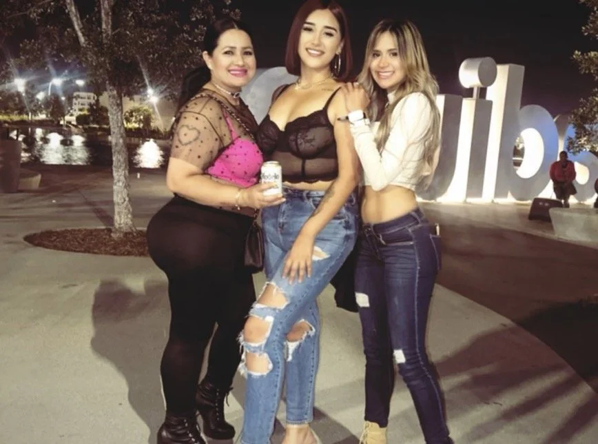 Latina teen sisters and thick Milf mom main image