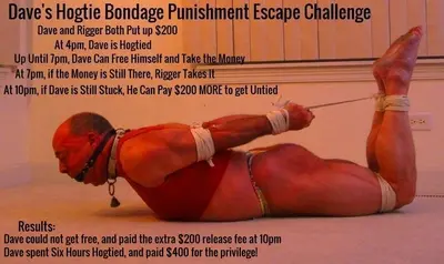 Hogtie Bondage Punishment Escape Challenges cover image