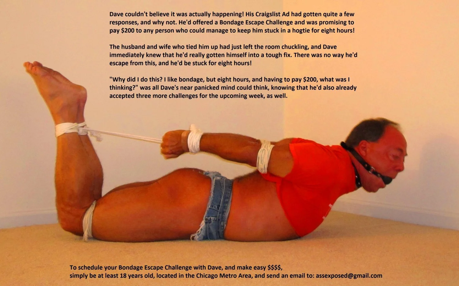 Hogtie Bondage Punishment Escape Challenges image 4