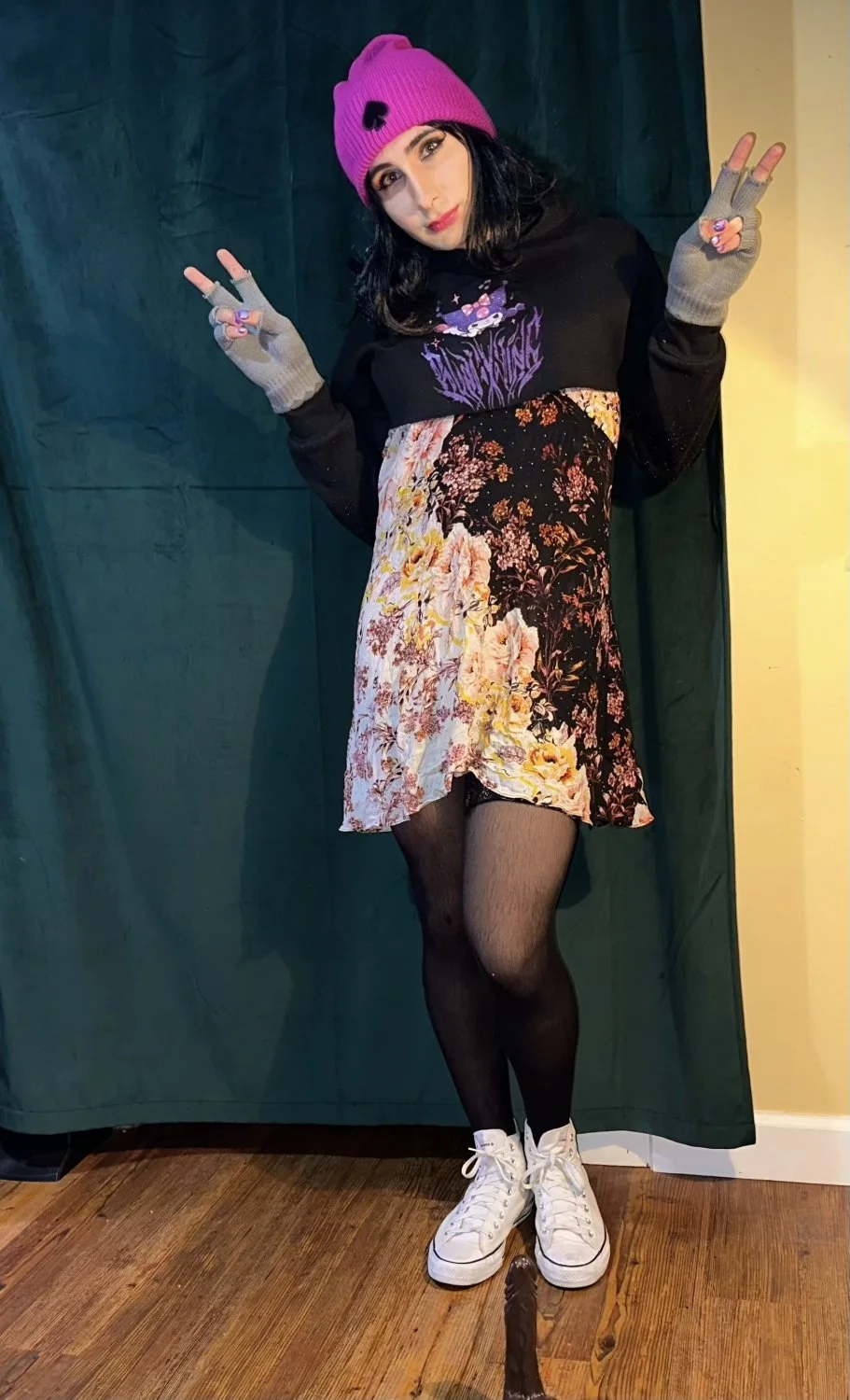 Sissy Marina rides BBC with a Locked Clitty image 3