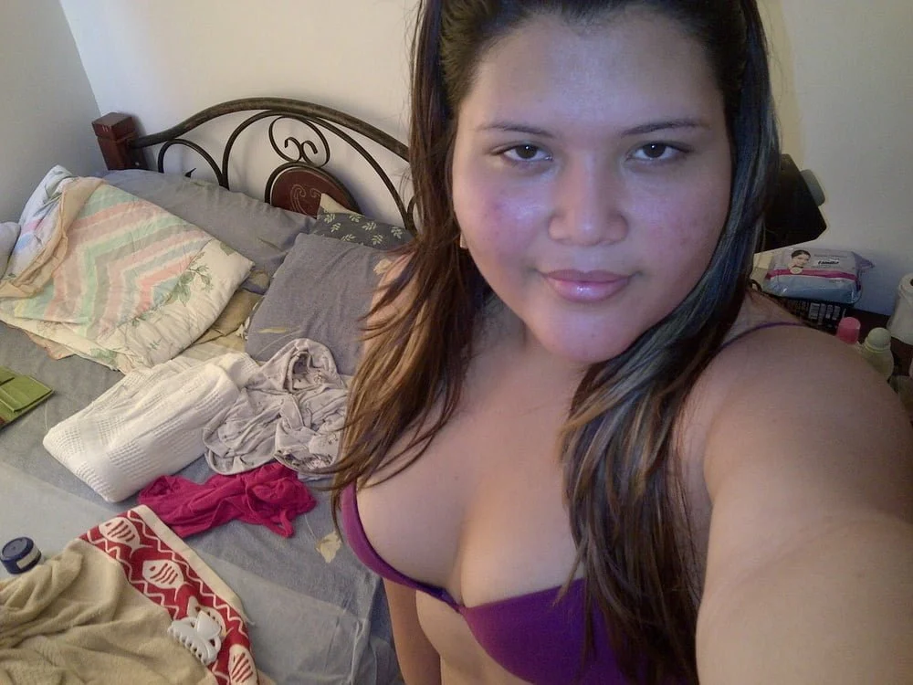 Amateur Horny Teen BBW Alone At Home image 20