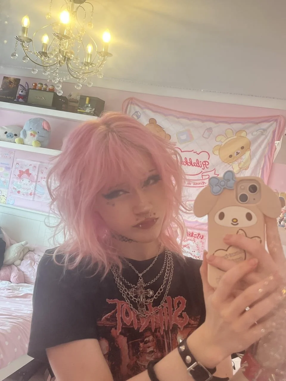 Pastel goth slut selling her body image 3