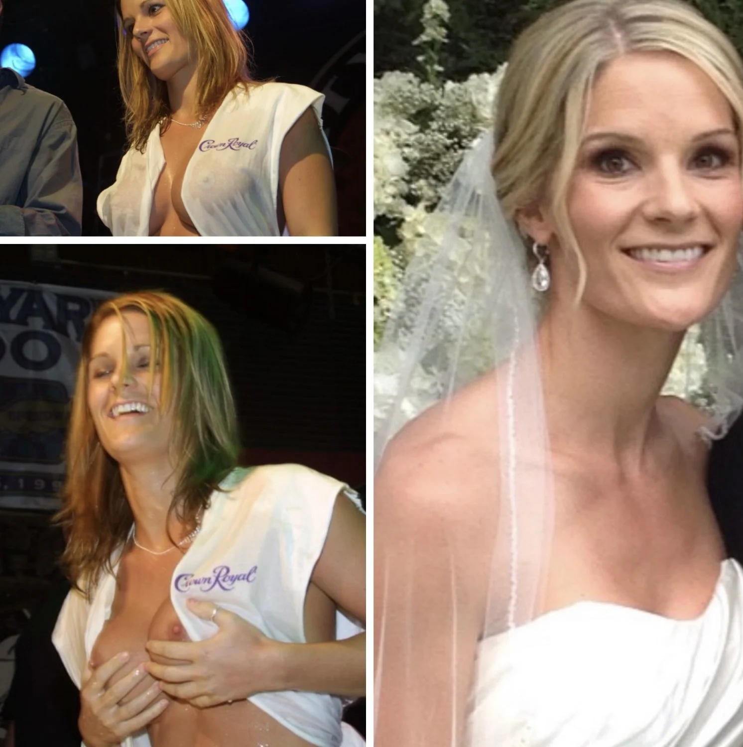 It took d0ct0r’s wife Crystal 3 rounds to tease her firm fakies. Still a hottie though. 3 angles main image