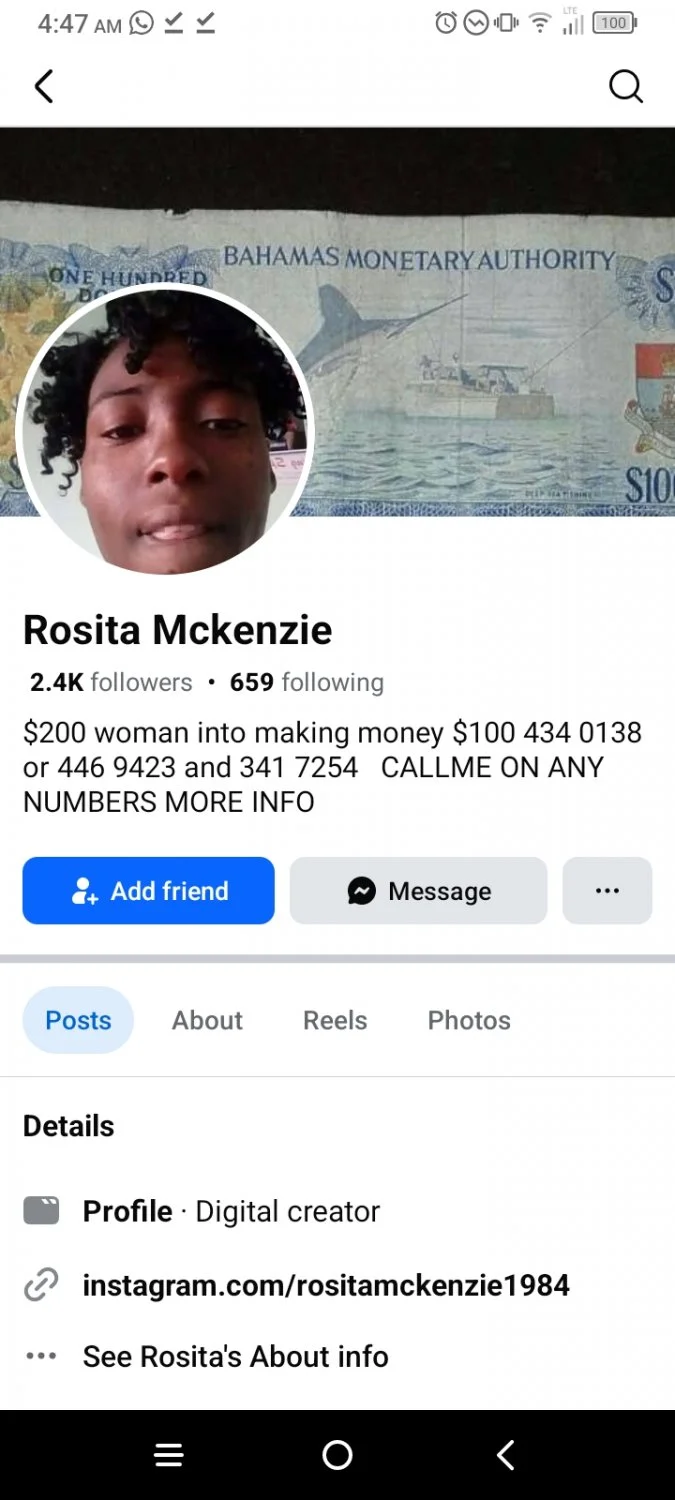 Rosita McKenzie Sick Nassau Gal image 2