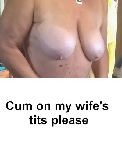 Cum on my wifes tits please cover image