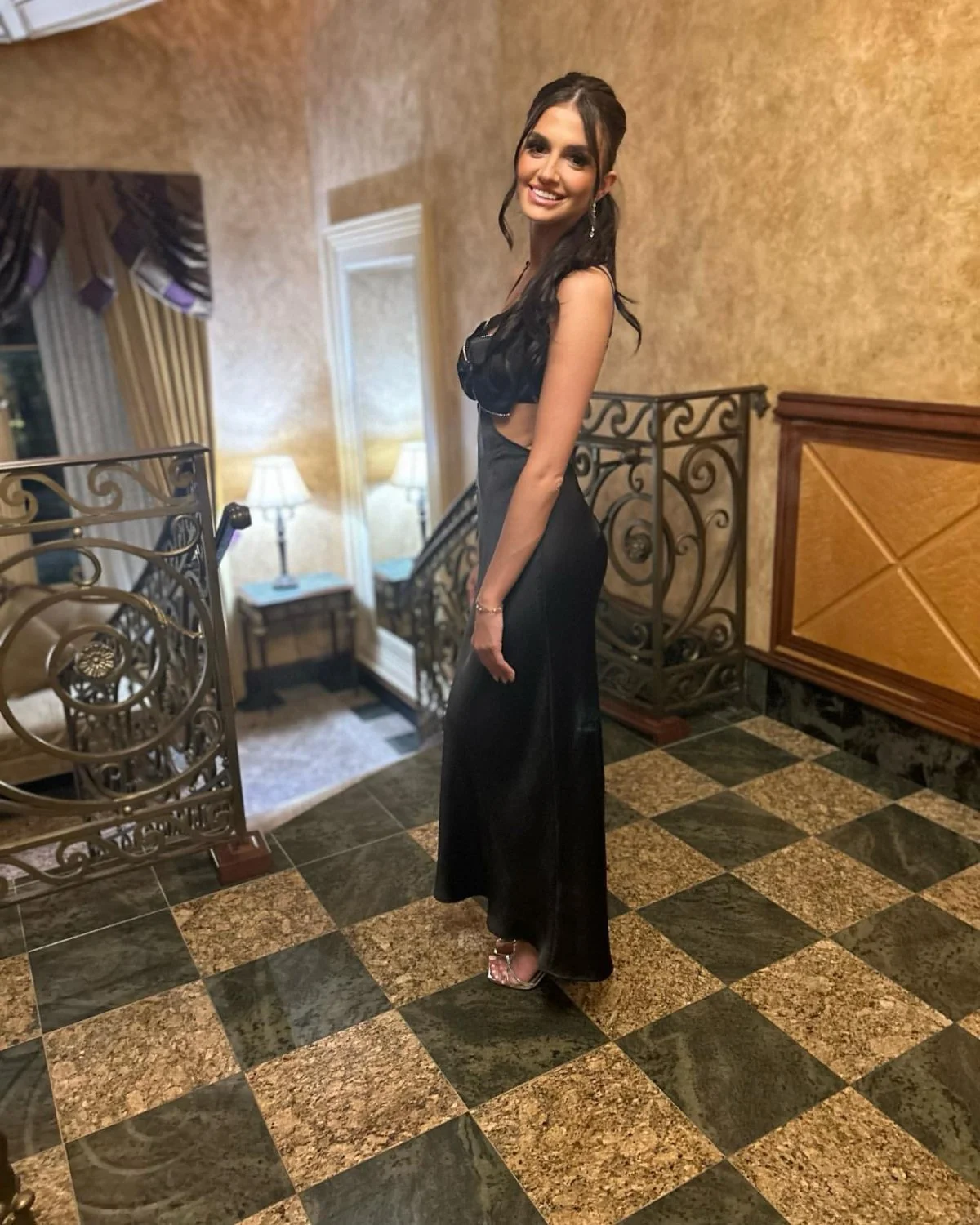 NEIGHBOR OLIVIA - #5 - Black Satin Dress (April 2023) image 2