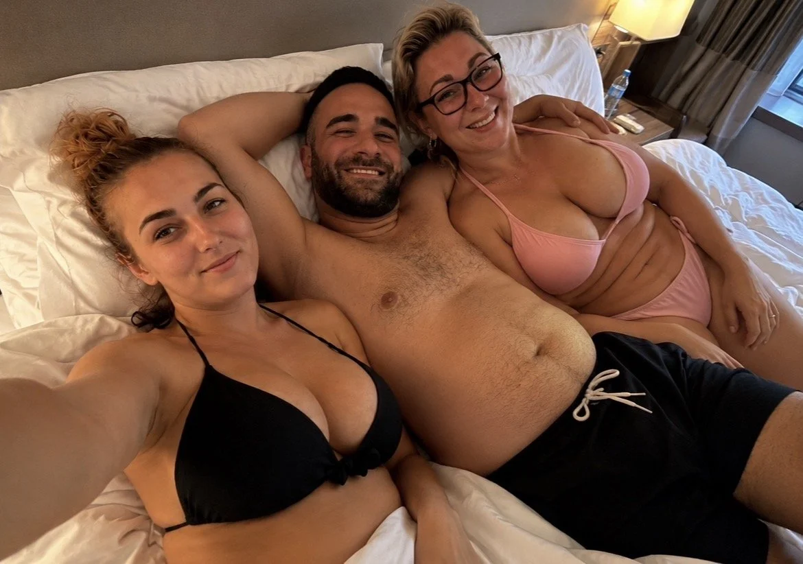 Repost Family Mom daughter with bf sharing. Cumsluts with cumface,slutty slut whore big tits stepmom image 2