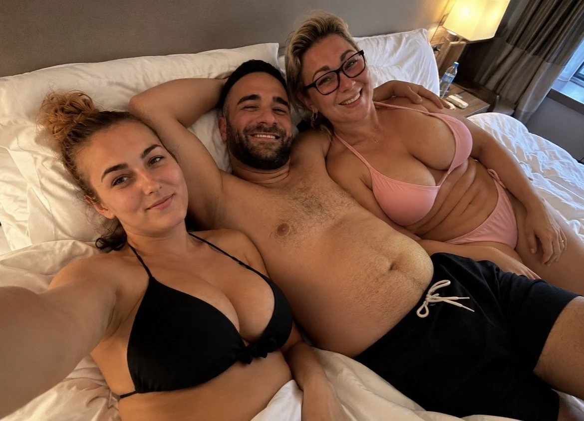 Repost Family Mom daughter with bf sharing. Cumsluts with cumface,slutty slut whore big tits stepmom image 5