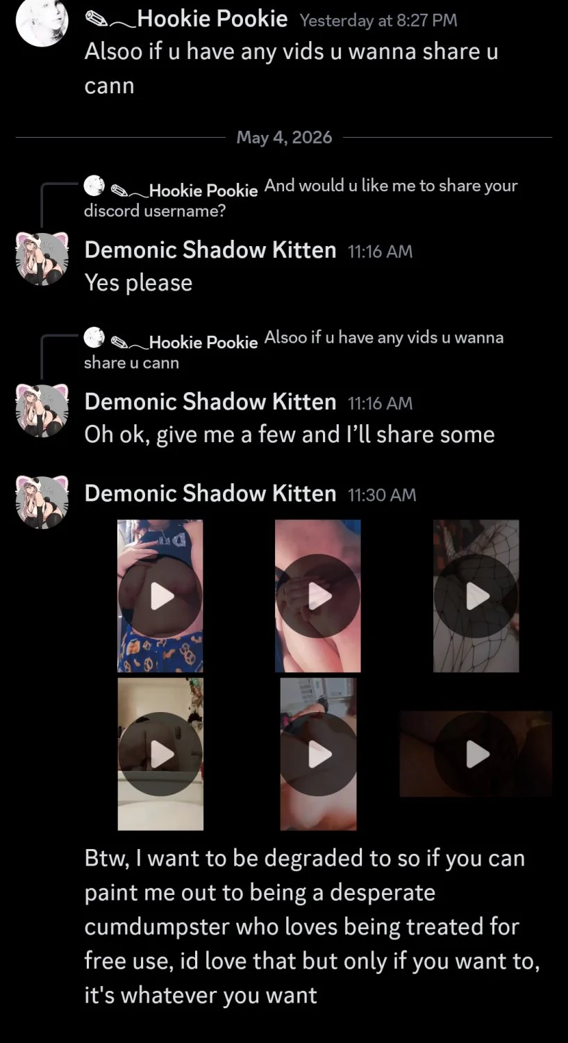 PATHETIC CUMDUMPSTER SLUT ON DISCORD WANTS TO BE RUINED AND BECOME GOON FUEL! MAKE IT HAPPEN!! image 2