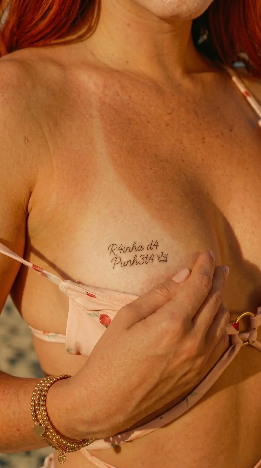 Exclusivo Larissa Manoela ensaio vazado completo revelou tatuagem rainha da punheta homenagem a nós image 5