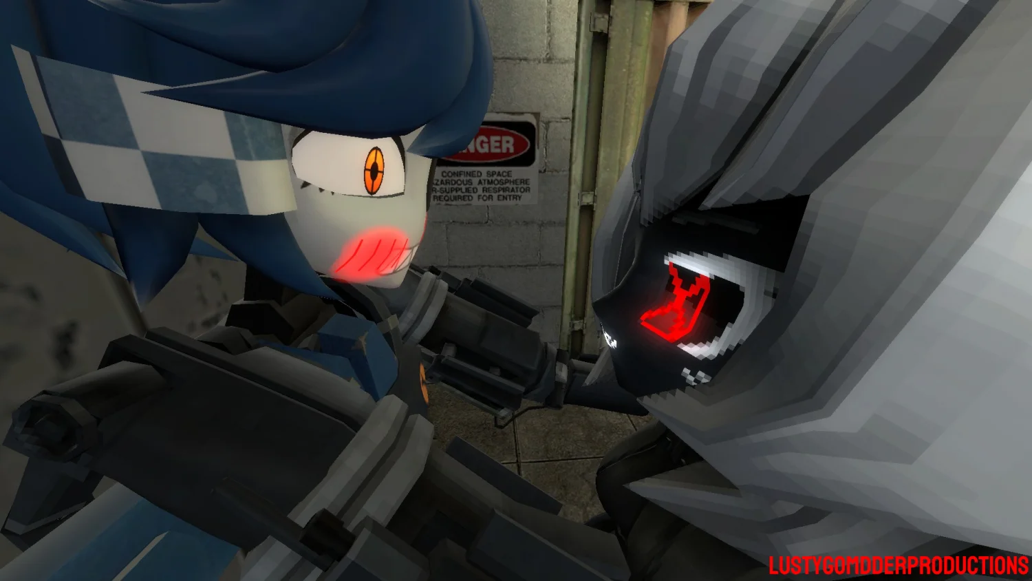 Combine Turret Girl x Dispenser Guy main image