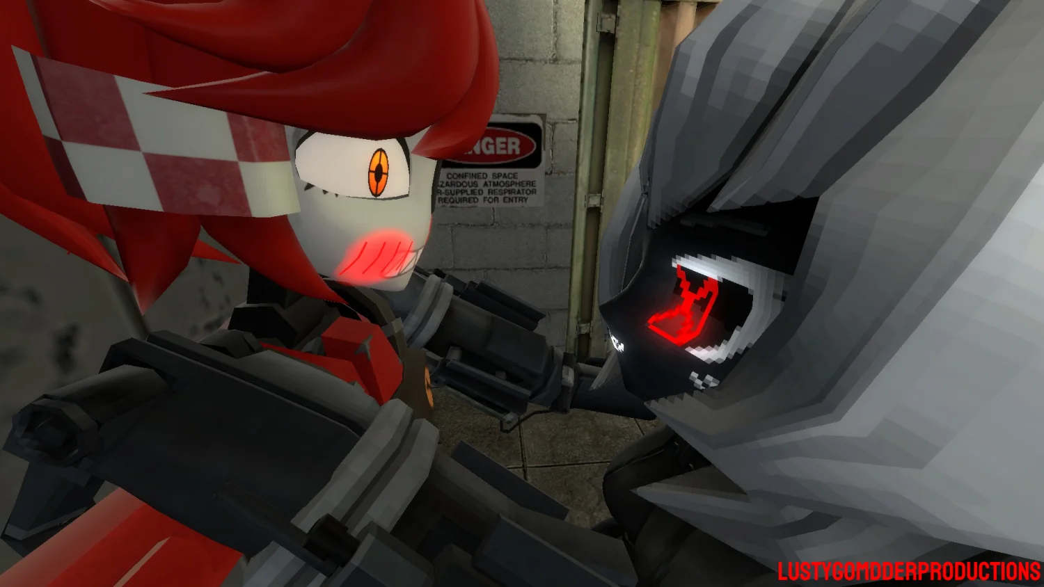 Combine Turret Girl x Dispenser Guy image 10