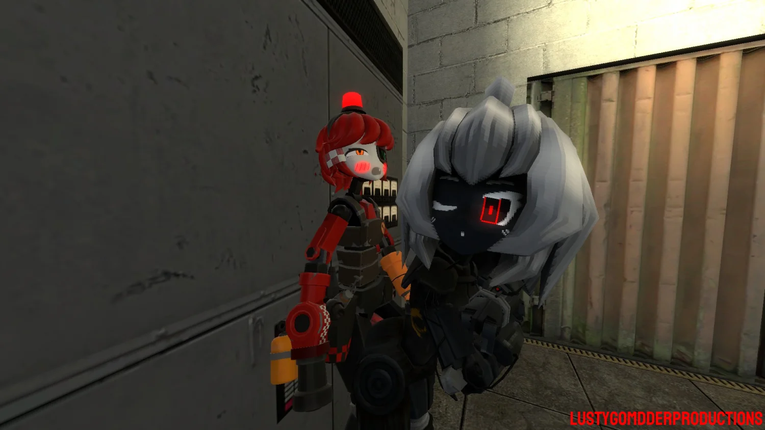 Combine Turret Girl x Dispenser Guy image 13