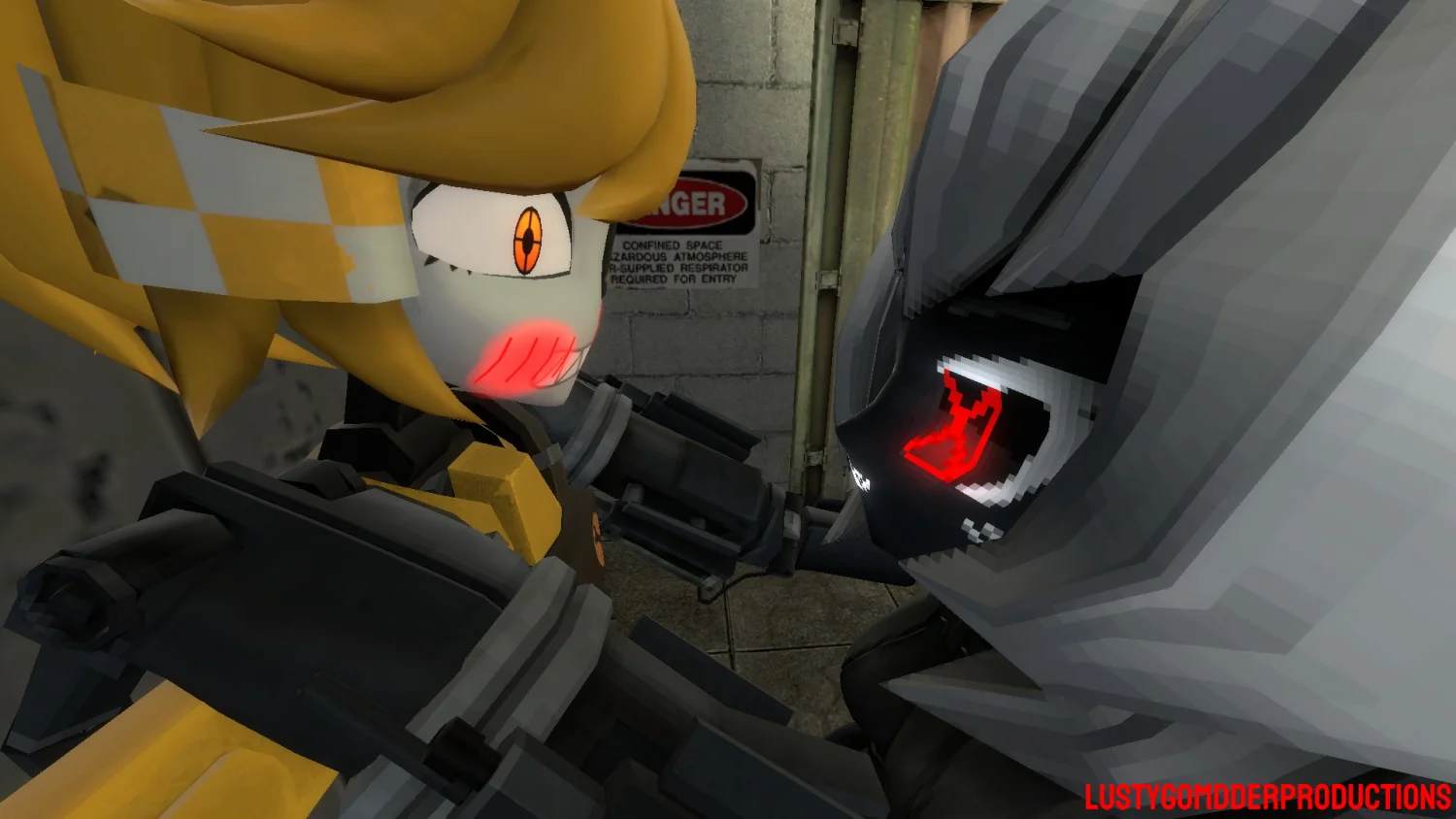 Combine Turret Girl x Dispenser Guy image 19