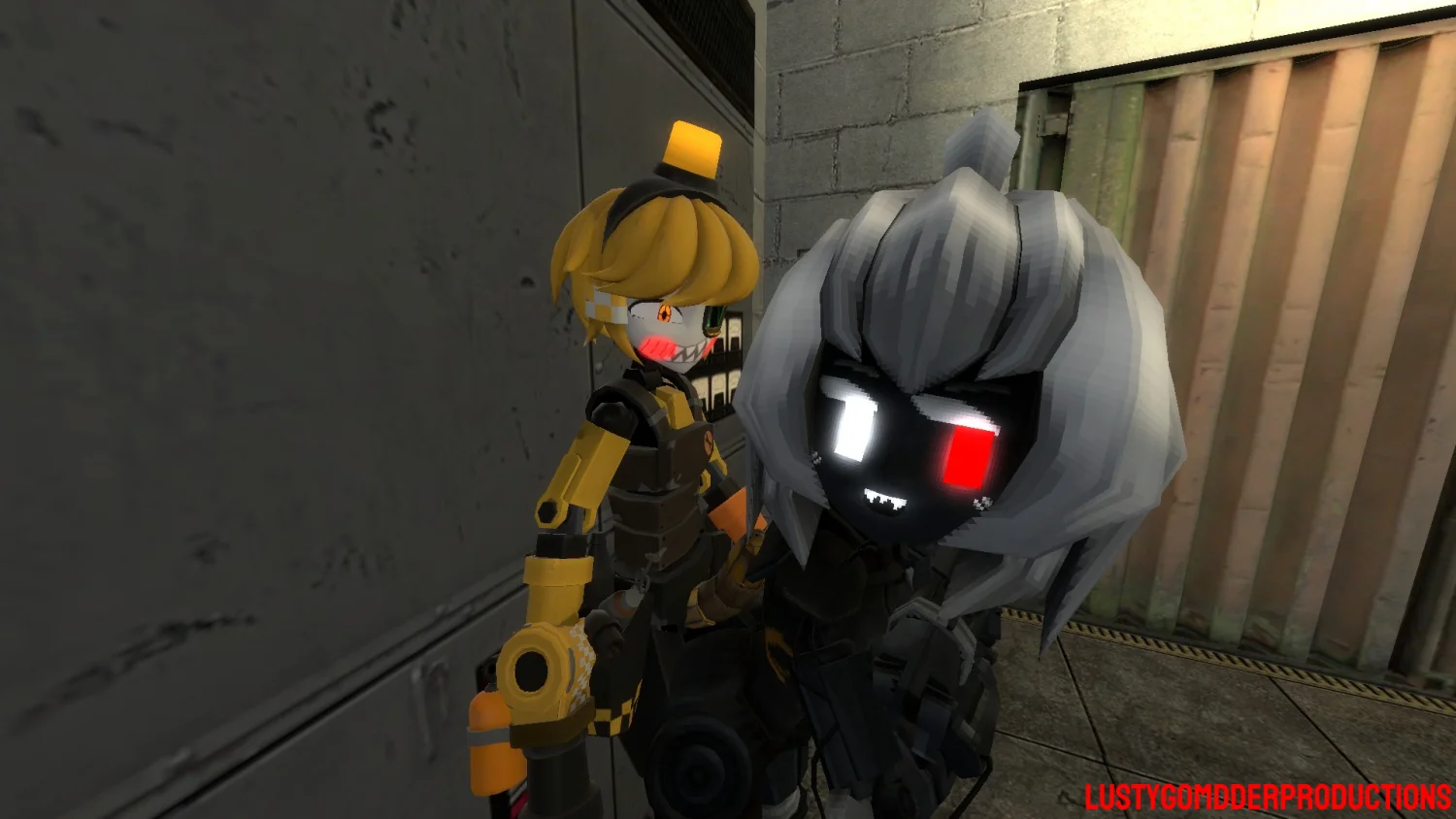 Combine Turret Girl x Dispenser Guy image 21