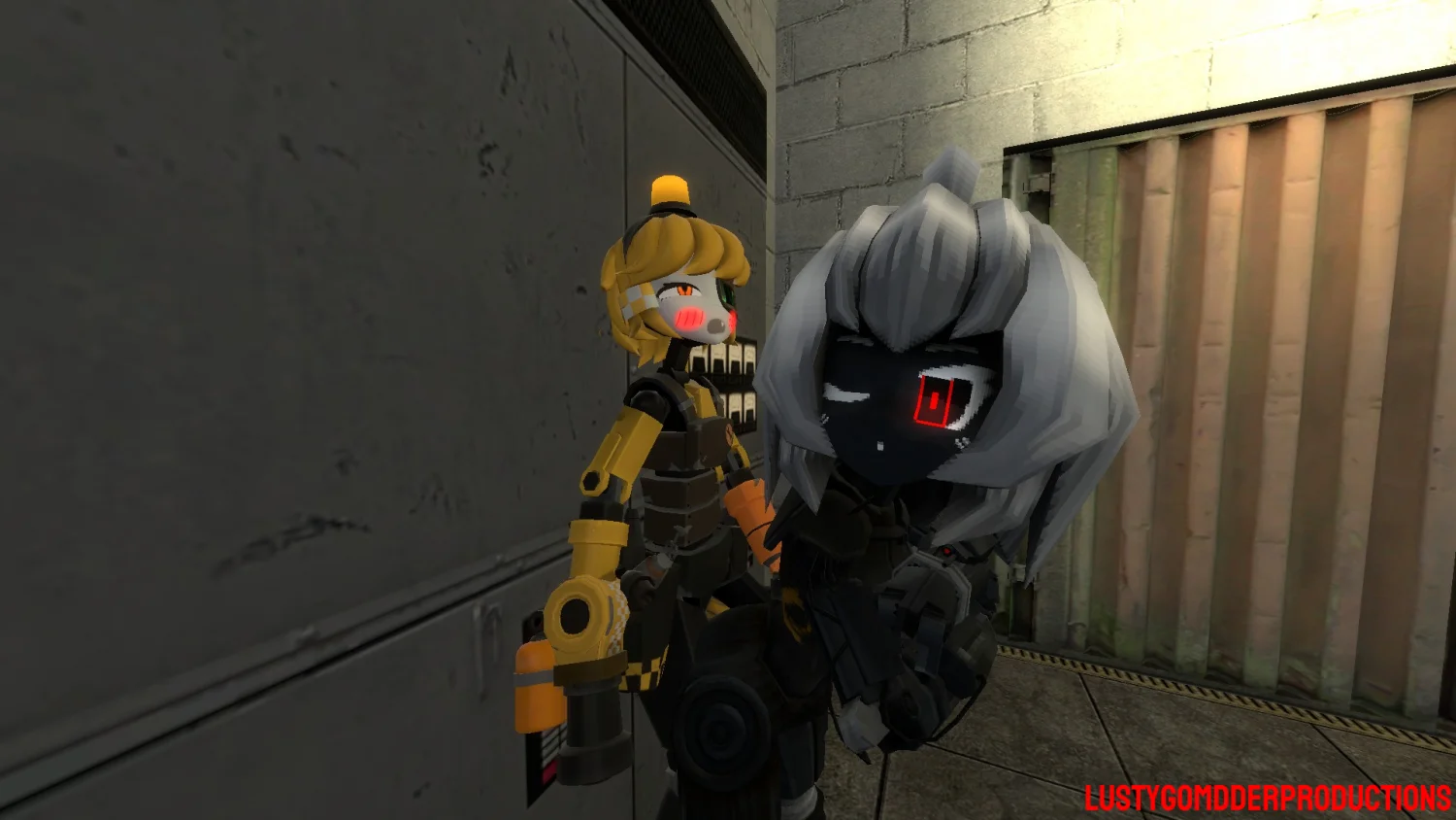 Combine Turret Girl x Dispenser Guy image 22