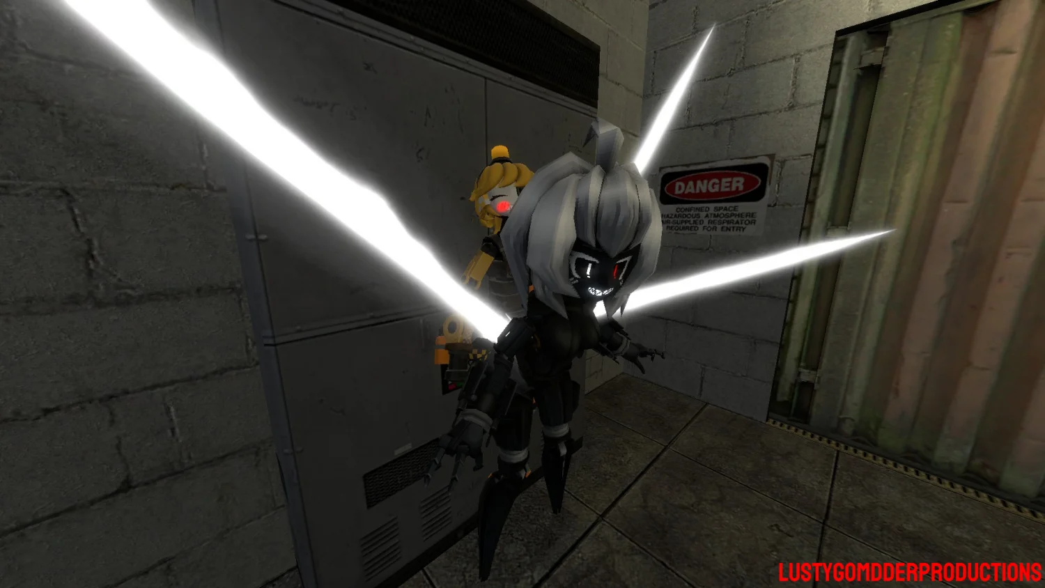 Combine Turret Girl x Dispenser Guy image 24