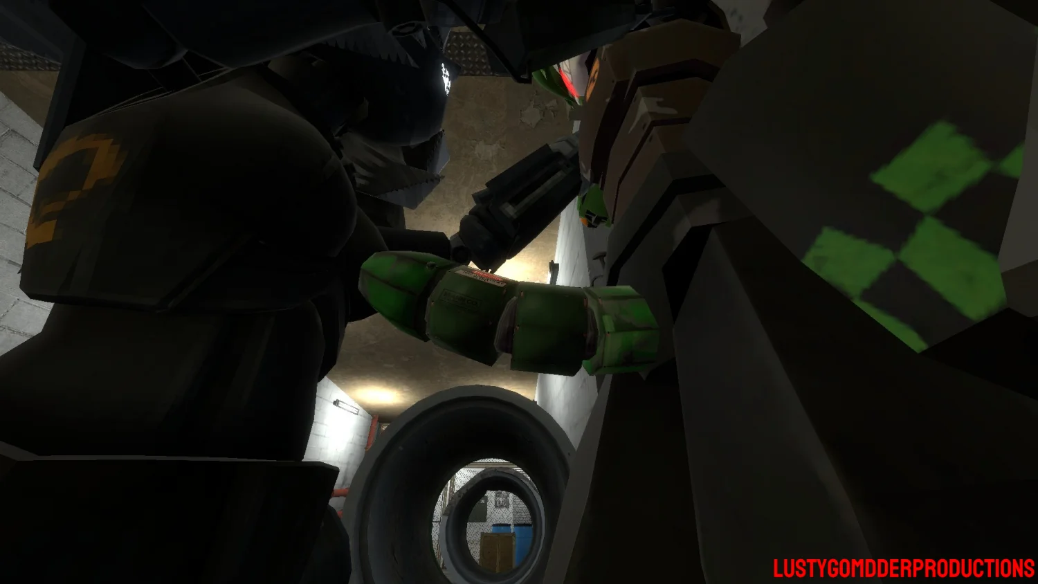 Combine Turret Girl x Dispenser Guy image 29