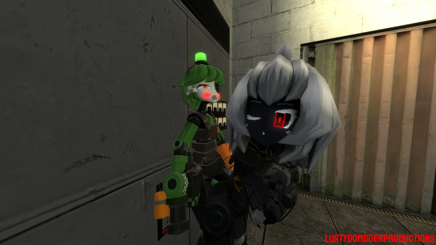 Combine Turret Girl x Dispenser Guy image 31