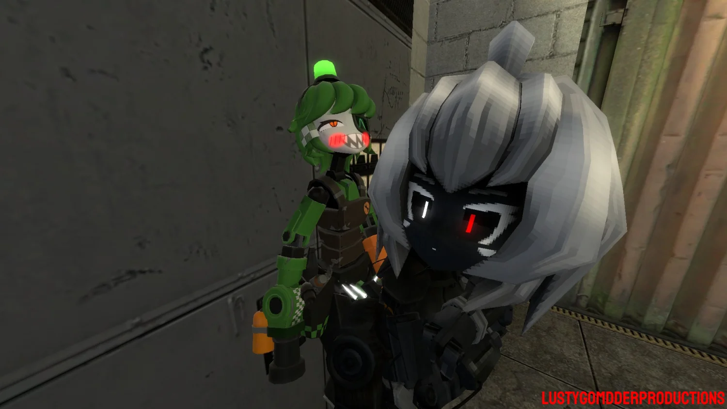 Combine Turret Girl x Dispenser Guy image 32