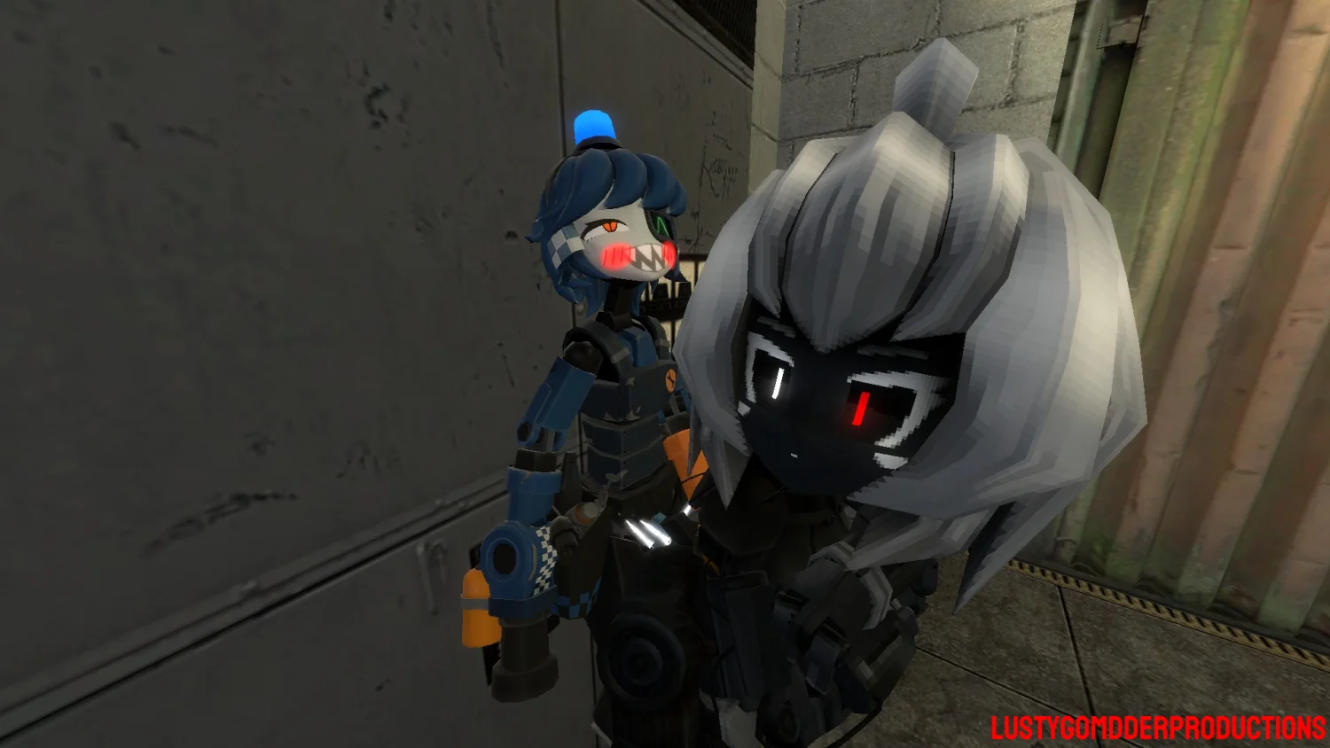 Combine Turret Girl x Dispenser Guy image 5