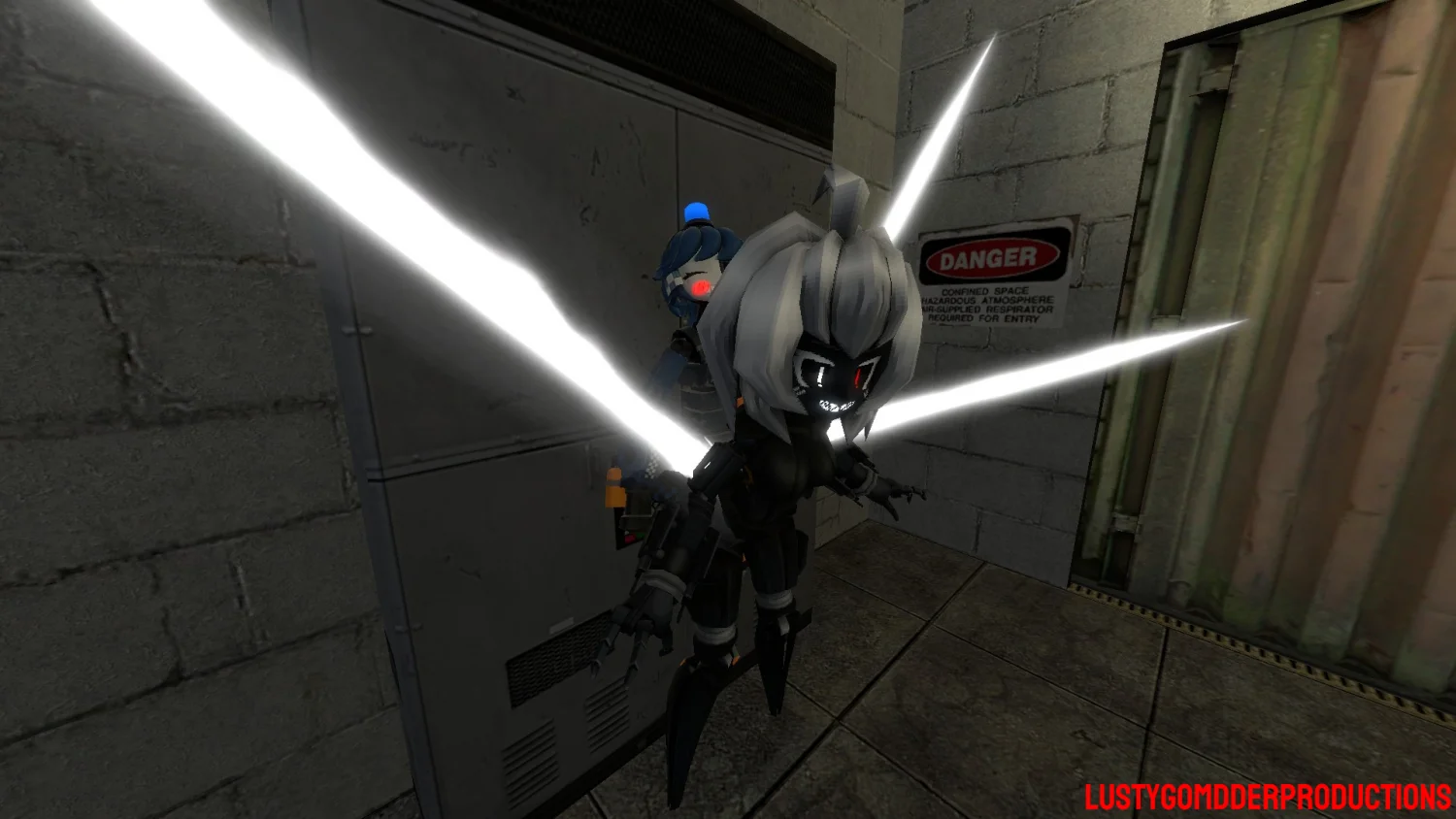 Combine Turret Girl x Dispenser Guy image 6