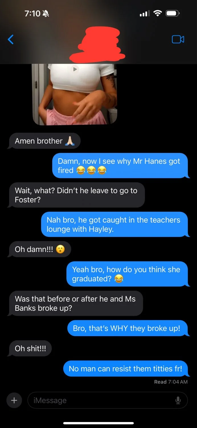 Finding the Popular Girls Nudes (text thread) image 9