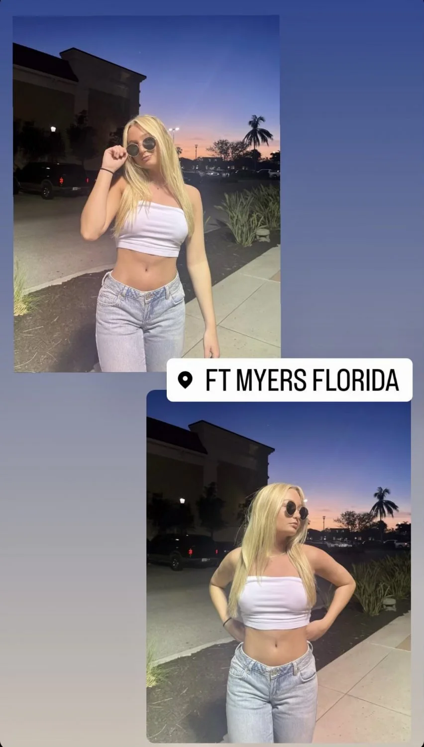 Blonde college freshman showing off her tight body and ass image 40