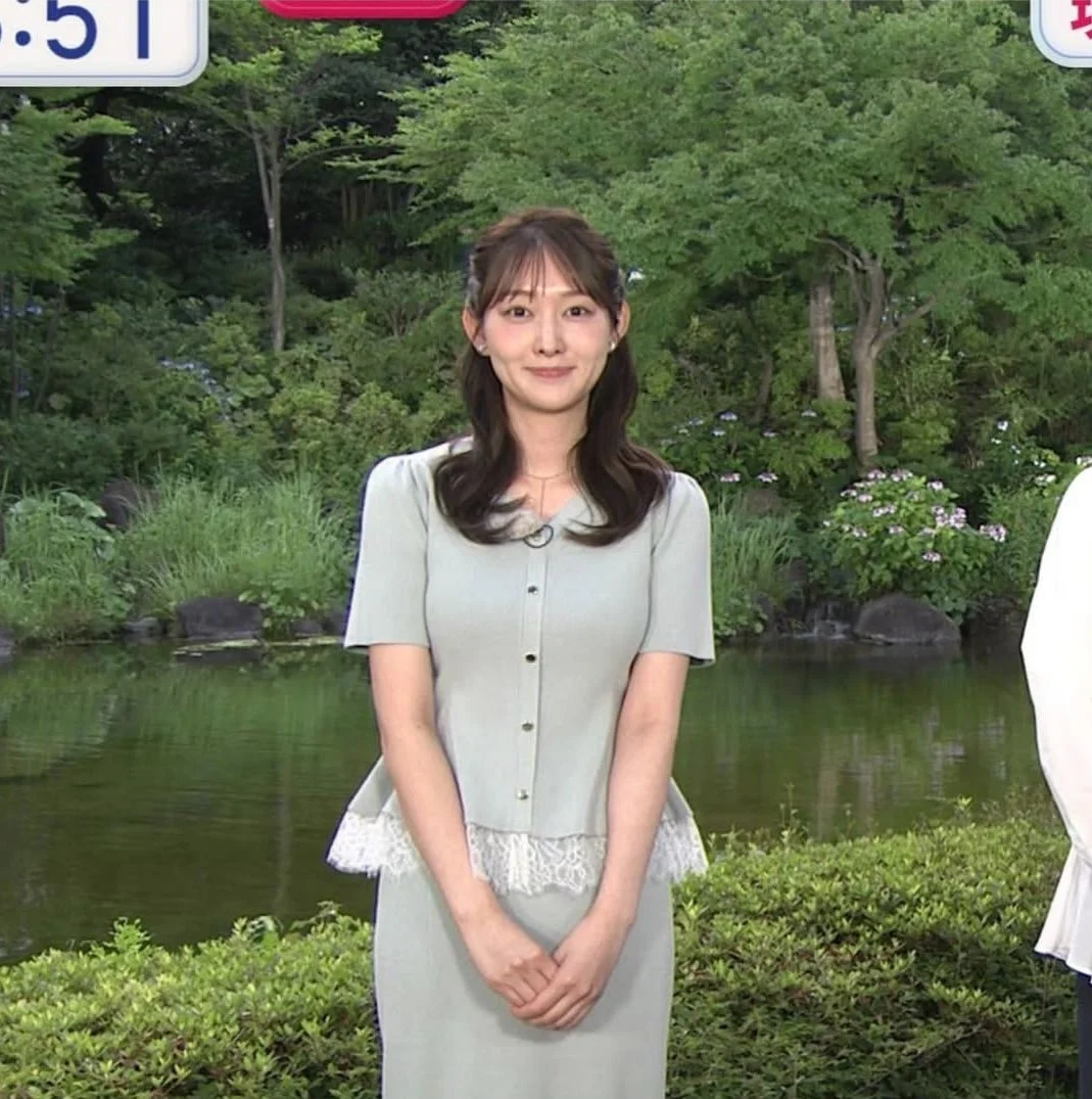 🔚Japanese　顔抜き　アナウンサー　森山みなみ　ソフトエロ　一発やりたい image 11
