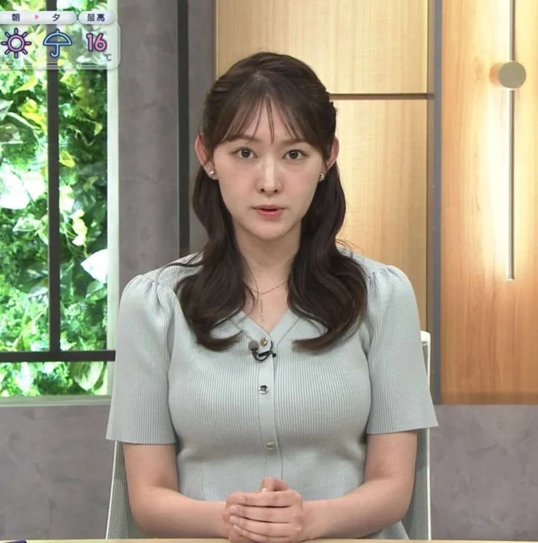 🔚Japanese　顔抜き　アナウンサー　森山みなみ　ソフトエロ　一発やりたい image 17