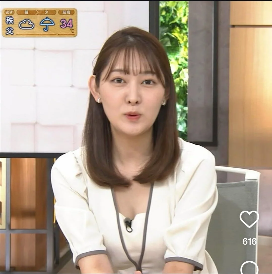 🔚Japanese　顔抜き　アナウンサー　森山みなみ　ソフトエロ　一発やりたい image 6