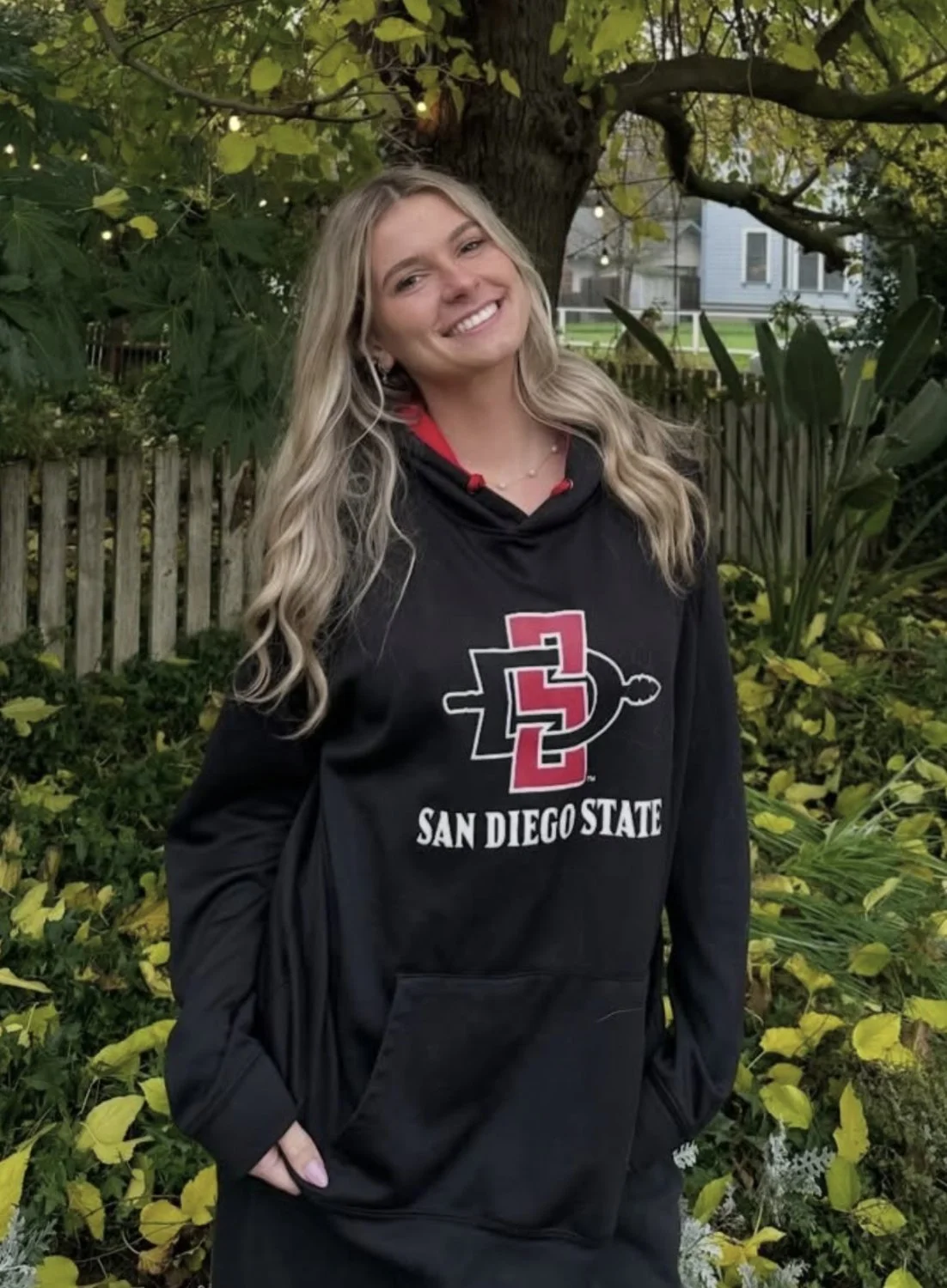Beautiful college freshman teen volleyball player image 2
