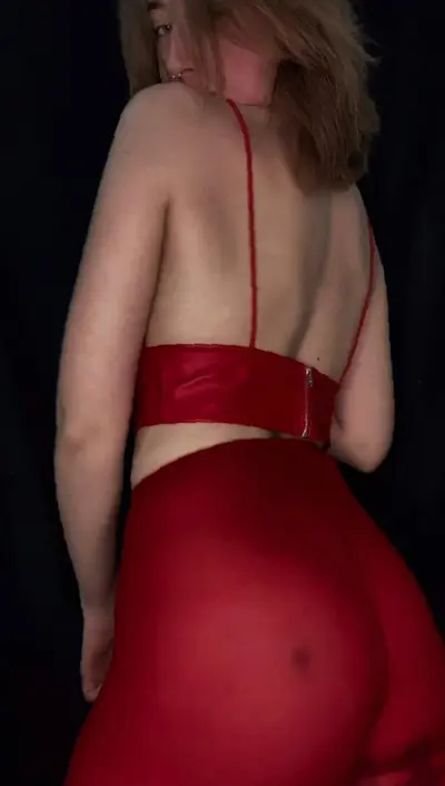 bloody red outfit in naughty college chick cover image