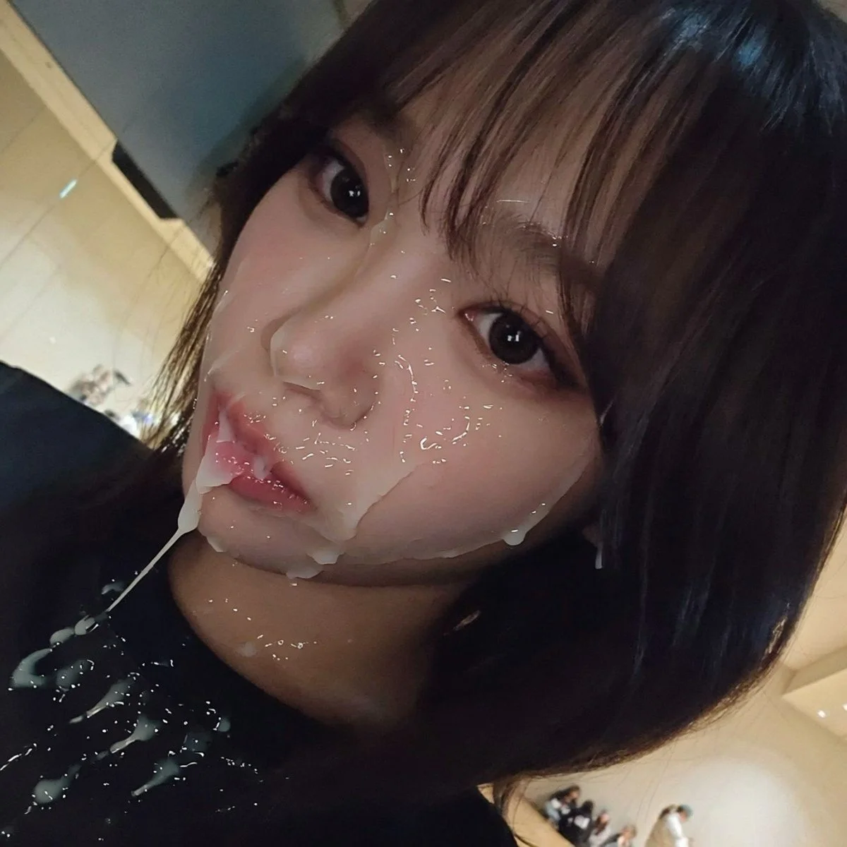 Chaewon bukkake main image